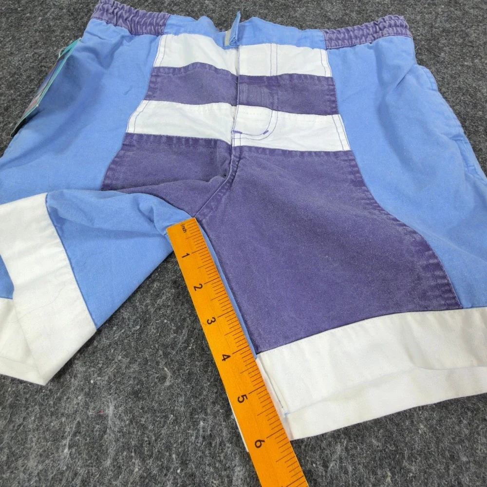 Generation One Vintage 90s Swim Trunks Boys L 14-16 Blue Cotton NWT